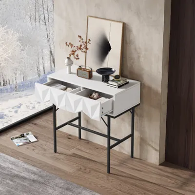 Produktbild von Konsolentisch, geometrisches, dreidimensionales Schubladen-Hohldesign, für Eingang und Wohnzimmer