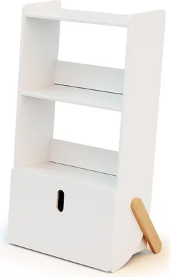 Immagine prodotto di WEBABY - Scaffale in legno per bambini pirata - Bianco