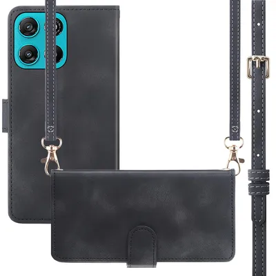 Image de Étui imoshion avec cordon pour le Motorola Moto G77 - Noir