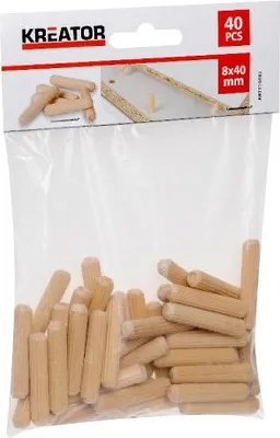Image de Lot de 50 tourillons bois Ø 6x30mm