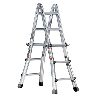 Produktbild von Euroline Premium 31601 Vario-Klappleiter 4x3 Sprossen