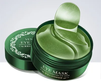 Produktbild von 60 Stück Augen Pads, Seaweed Kollagen Gel Augenpads Für Falten, Feine Linien, Augenringe, Reduziert Schwellungen, Lindert Müdigkeit
