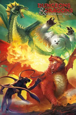 Produktbild von Dungeons & Dragons Poster Honor Among Thieves Monsters 61 x 91,5 cm