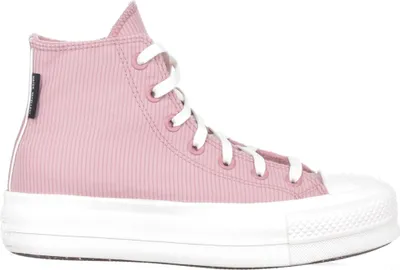 Produktbild von Converse Chuck Taylor All Star Lift Platform Plateau Textil-Sneaker Rosa-Creme