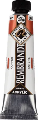 Immagine prodotto di Tubo di colore acrilico Rembrandt 40 ml rame 805
