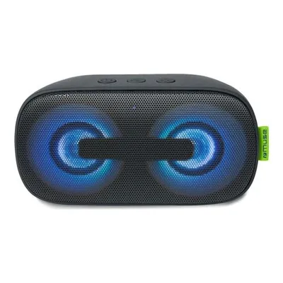 Produktbild von Muse M-330 DJ, 5 W, Verkabelt & Kabellos, 10 m, Mikro-USB, Tragbarer Mono-Lautsprecher, Schwarz