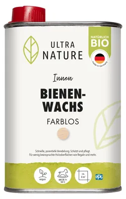 Produktbild von Ultra Nature Bienenwachs 250 ml Farblos