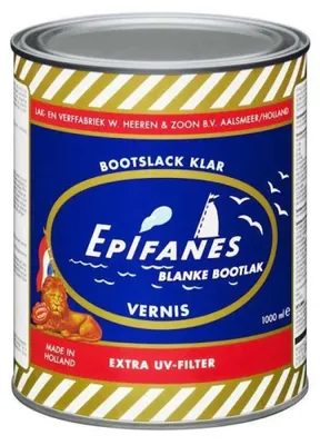 Produktbild von Epifanes Bootslack Klar mit extra UV Filter Klarlack, Gebindegröße:2.5 Liter