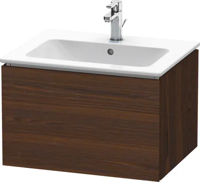 Produktbild von Waschtischunterbau L-CUBE 620x481x400mm nussbaum gebürstet nussbaum gebürstet