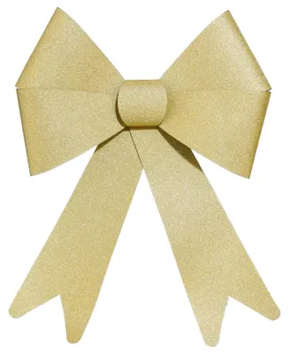 Produktbild von Weihnachtsschleife mit Glitzer, Dekoschleife, 30 x 19 cm