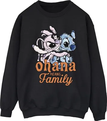 Produktbild von Disney - "Ohana" Sweatshirt für Herren BI31138 (M) (Schwarz)