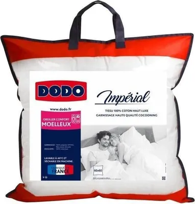 Zdjęcie produktu dla Poduszka DODO Imperial Moelleux, 60 x 60 cm, Komfortowa, Biała