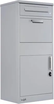 Produktbild von Paketbox Freistehend - Grau (37x50x112)