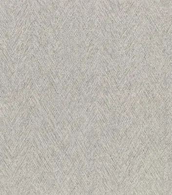 Productafbeelding van Rasch vliesbehang met visgraatmotief - Effen, gestructureerde vinyl behang in grijs