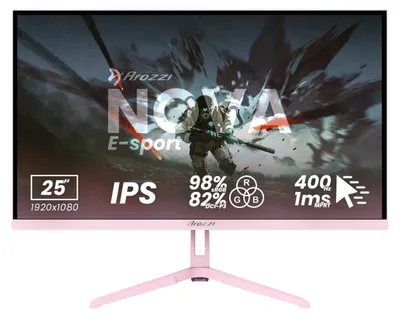Produktbild von Arozzi Nova 25" E-sport Gaming Monitor - Full HD IPS - 400Hz - Rosa