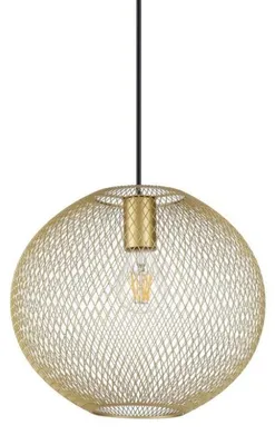 Obrázok produktu pre Závesný luster Modern Net Metal Gold 1 Light E27 42W Ip20