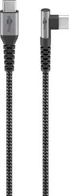 Produktbild von Goobay 64660 USB-Kabel USB 2.0 2 m USB C Schwarz, Grau