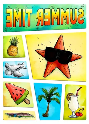 Produktbild von 8er Set Kühlschrankmagnete mit Sommermotiven