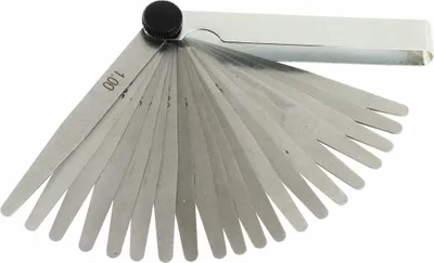 Produktbild von Präzisions Fühlerlehren Set, 20-teilig, für genaue Spaltmessungen, 0,05-1mm