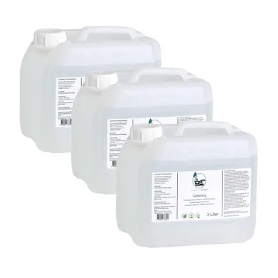 3 x 3 Liter membraclean Trinkwasseraufbereitung Sparset für Camping