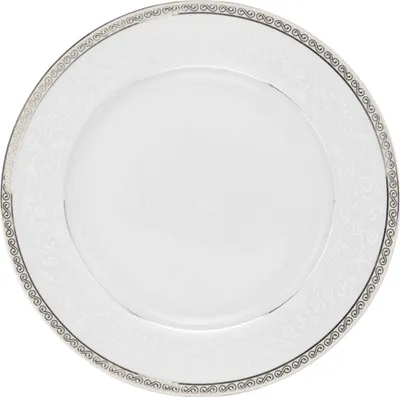 Produktbild von Konsimo Teeservice für 6 Personen (12 Artikel) "AGAWA PLATIN", Weiß, Porzellan, Classic, 200 ml / 15 cm / 19,5 cm
