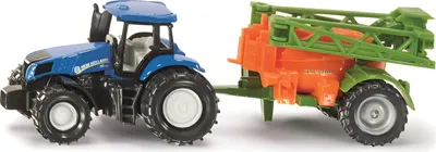 Obrázek produktu pro Siku Tractor with crop sprayer, Model off-roadového automobilu, 3 rok/roky, Kov, Plast, Modrá, Zelená, Oranžová