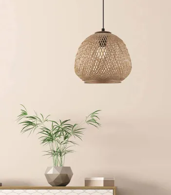 Immagine prodotto di Eglo 43261 DEMBLEBY E27 lampada a sospensione Ø320mm nero natura