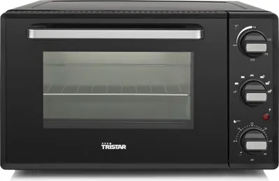Produktbild von Tristar OV-3625 Heißluft-Backofen, 28 l, Schwarz, Freistehend, Drehregler, 90 - 230 °C, Metall