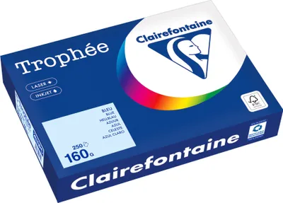 Image de Clairefontaine Kopierpapier 2633PC A4 160g hellblau 250Bl