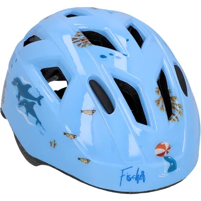 Produktbild von FISCHER Fahrradhelm Kinder PLUS Delfin - Größe XS/S 48-54 cm