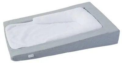 Imagen del producto de Colchoneta para cambiar pañales 2 en 1, ajustable, suave, impermeable, de 50x70 cm, para niños