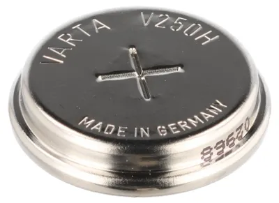 Produktbild von Varta V250H NiMH Akku Knopfzelle 55625101501, Varta V250H Rohzelle - 1,2V