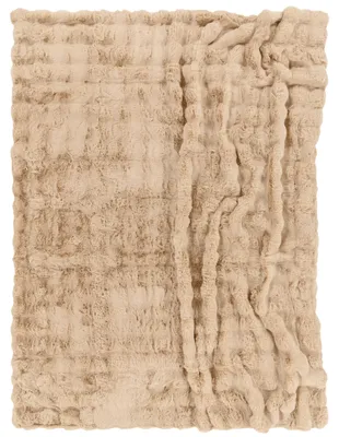 Produktbild von Deko Wohnzimmer Decke Kuscheldecke Tagesdecke Sofadecke Waschbar Schlafzimmer 150x200cm Beige