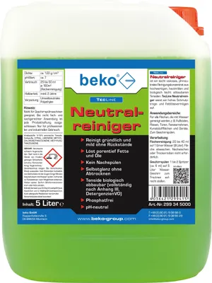 Produktbild von beko TecLine Neutralreiniger-5 l