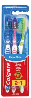 Image de Colgate Extra Clean 3 stuks Medium Tandenborstels