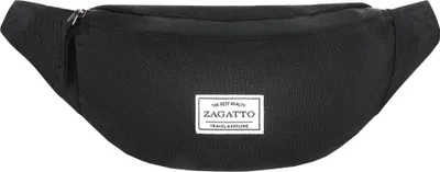 Produktbild von Zagatto Schwarzer Hüftbeutel mit einem Fach ntasche ZG749 Nierentasche Hüfttasche