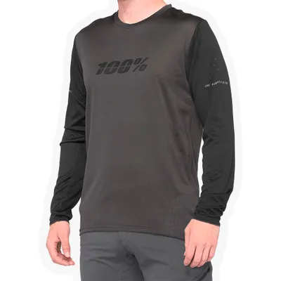 Produktbild von 100% Ridecamp Longsleeve Jersey Black/Charcoal S