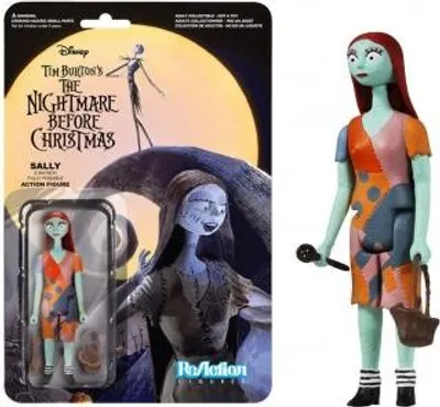 Imagen del producto de FUNKO ReAction, figura retro de Sally de "El Extraño Mundo de Jack", nueva, de colección. Funko