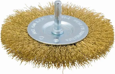 Produktbild von Scheibenbürste verm100 mm 0,3 mm gewellt, 6 mm-Schaft