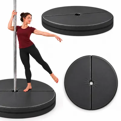 Produktbild von FORTISLINE Pole-Dance-Matte W459, 120 cm, 10 cm dick, klappbar, Schwarz