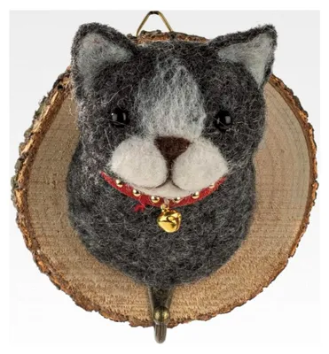 Produktbild von Kleiderhaken Katze 14 cm