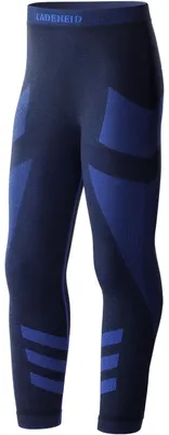 Produktbild von Ladeheid Kinder Mädchen Jungen Funktionsunterwäsche Thermoaktive Lange Unterhose LAGI008 (Schwarz/Marineblau, 122-128)