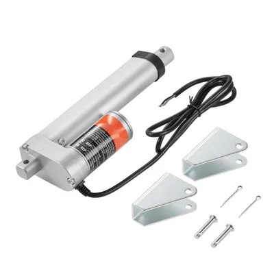 Image de 1500N Actionneur linéaire DC 12V - Entraînement linéaire IP54 - Moteur électrique linéaire longueur de course 100mm - Niveau sonore ≤ 60dB - Ouverture électrique de la porte 5 mm/s - Vitesse de déplacement - Technique linéaire entraînement de réglage.