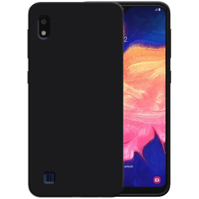 Obrázok produktu pre Smartphonica Silikónové puzdro pre Samsung Galaxy A10 s mäkkým vnútrom - čierne