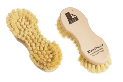 Produktbild von Leistner Bürste Waschbürste - Holzrücken - Naturfasern Pferdebürste
