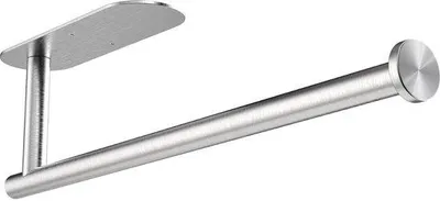 Produktbild von Klebefix-Küchenrolhalter - rostfreies Stahl - Wandbefestigung