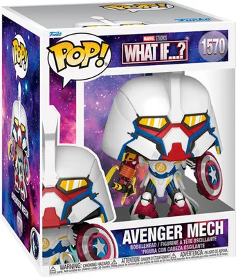 Productafbeelding van Wat als...? Super Groot POP! Marvel Vinyl Figuur Super Mech, 15 cm