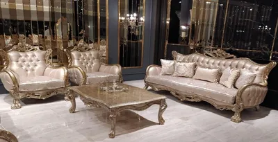 Produktbild von Casa Padrino Luxus Barock Wohnzimmer Set Rosa / Silber / Antik Silber - 2 Barock Sofas mit Muster & 2 Barock Sessel mit Muster & 1 Barock Couchtisch - Barock Wohnzimmer Möbel