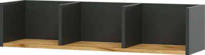 Obrázek produktu pro Vicco Stěnová police Tomy, 90 x 20 cm, Antracit/zlatý dub