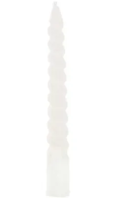 Obrázek produktu pro Spirálové svíčky, vaječná skořápka, 10 kusů, Ø 1,2 cm x výška 10 cm